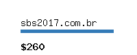 sbs2017.com.br Website value calculator