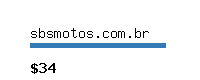 sbsmotos.com.br Website value calculator