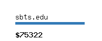 sbts.edu Website value calculator