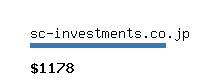 sc-investments.co.jp Website value calculator