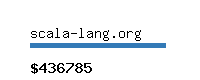 scala-lang.org Website value calculator