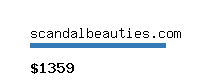 scandalbeauties.com Website value calculator