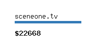 sceneone.tv Website value calculator