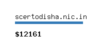 scertodisha.nic.in Website value calculator
