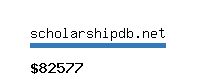 scholarshipdb.net Website value calculator