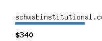 schwabinstitutional.com Website value calculator