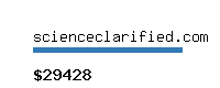 scienceclarified.com Website value calculator