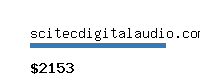scitecdigitalaudio.com Website value calculator