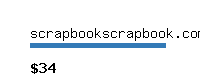 scrapbookscrapbook.com Website value calculator