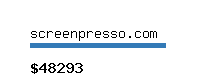 screenpresso.com Website value calculator