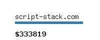 script-stack.com Website value calculator