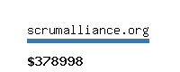 scrumalliance.org Website value calculator