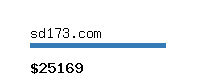 sd173.com Website value calculator