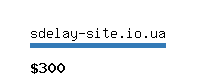 sdelay-site.io.ua Website value calculator