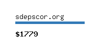 sdepscor.org Website value calculator