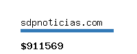 sdpnoticias.com Website value calculator