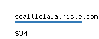sealtielalatriste.com Website value calculator