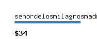 senordelosmilagrosmadrid.org Website value calculator