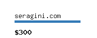seragini.com Website value calculator