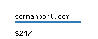 sermanport.com Website value calculator