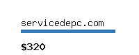 servicedepc.com Website value calculator