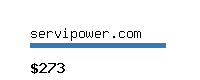 servipower.com Website value calculator