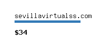 sevillavirtualss.com Website value calculator