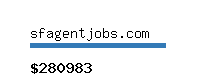 sfagentjobs.com Website value calculator