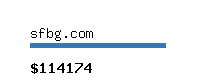 sfbg.com Website value calculator