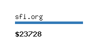 sfi.org Website value calculator