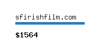 sfirishfilm.com Website value calculator