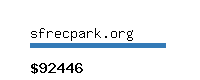 sfrecpark.org Website value calculator