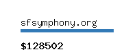 sfsymphony.org Website value calculator