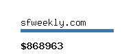 sfweekly.com Website value calculator