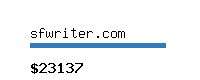 sfwriter.com Website value calculator