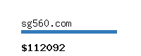 sg560.com Website value calculator