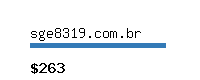 sge8319.com.br Website value calculator