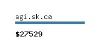 sgi.sk.ca Website value calculator