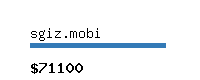 sgiz.mobi Website value calculator