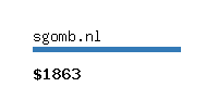 sgomb.nl Website value calculator