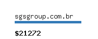 sgsgroup.com.br Website value calculator