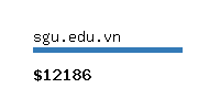 sgu.edu.vn Website value calculator