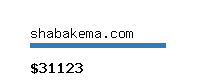 shabakema.com Website value calculator