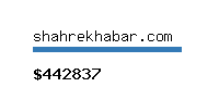 shahrekhabar.com Website value calculator