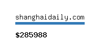 shanghaidaily.com Website value calculator