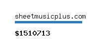 sheetmusicplus.com Website value calculator