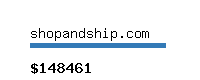 shopandship.com Website value calculator