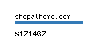 shopathome.com Website value calculator