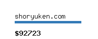 shoryuken.com Website value calculator