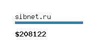 sibnet.ru Website value calculator
